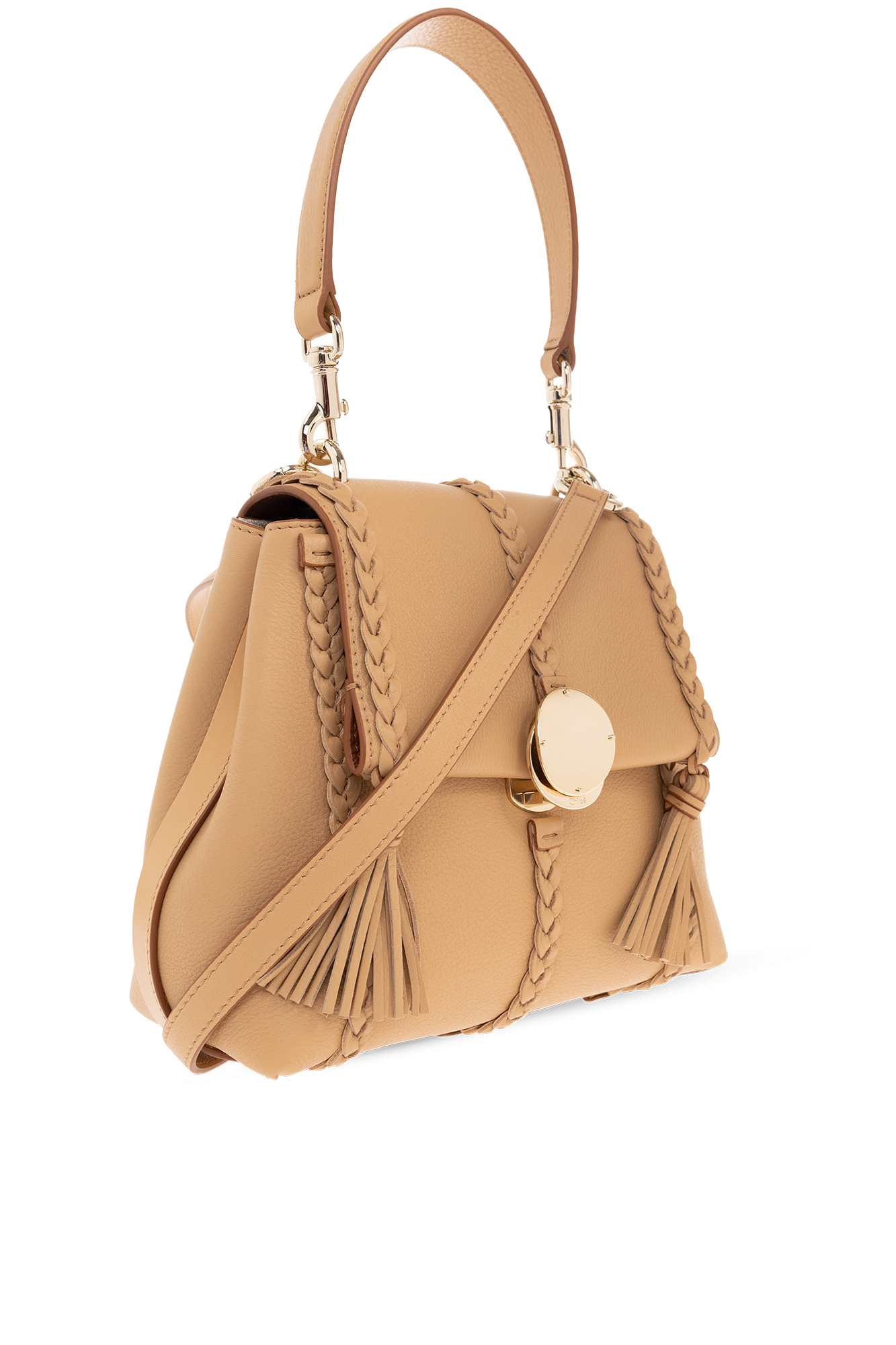 【送料&関税込】ChloAC Embroidered Wool Small Penelope Handb Chloé Small Penelope Shoulder Bag | Brown | FARFETCH